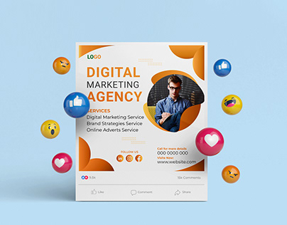 Marketing agency Social media post design