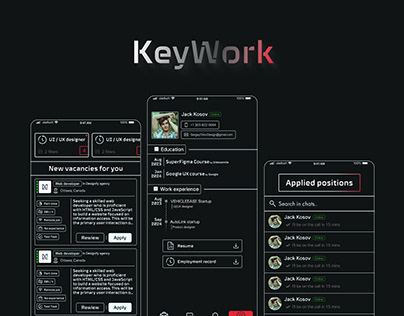 KeyWork l App concept
