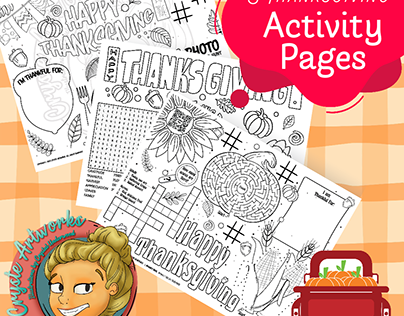 Thanksgiving Activity Pages For Children