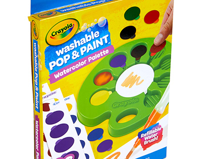 Crayola® Washable Pop & Paint - art direction