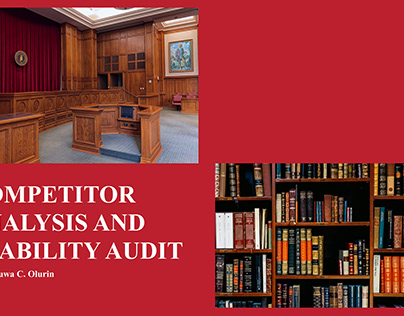 Competitor Analysis & Usability Audit For A Law Firm