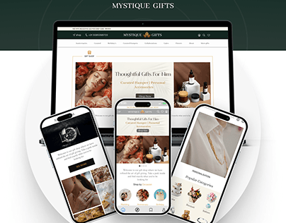 MYSTIQUE GIFTS - E COMMERCE SITE FOR MOBILE