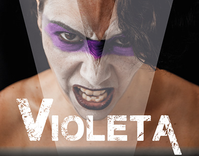 Material gráfico para el espectáculo "Violeta"