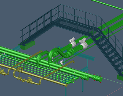 Pipeway in Autocad Plant 3D