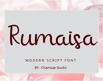 Rumaisa Script font