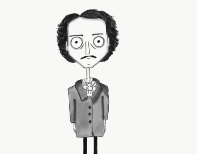 Edgar Allan Poe illustration
