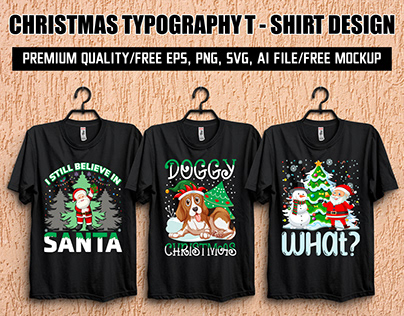 Christmas t - shirt design bundle