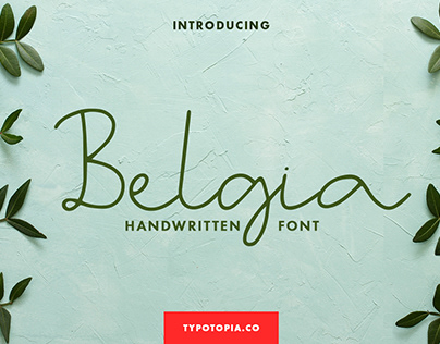 Belgia Handwritten Font