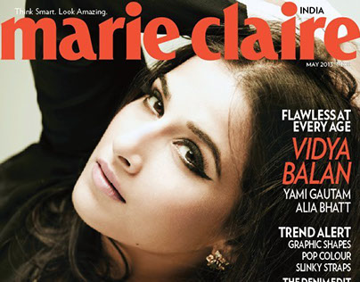 Marie Claire India May 2013 - Vidya Balan