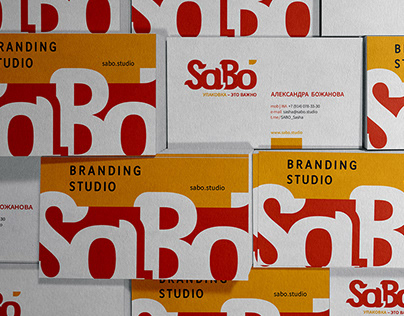 Brand Identity for SABO Branding Studio.