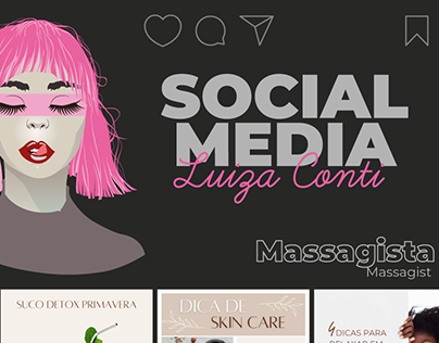Social Media content and design for Massagist