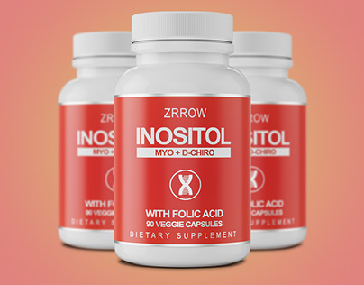 INOSITOL BOTTLE 3D PRODUCT MODELING