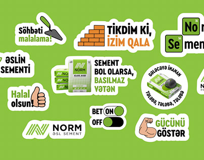 Norm Sement Stickers