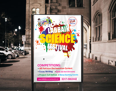 Poll Poster Design | Labbaik Science Festival
