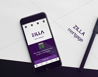 Zilla Mortgage App Design