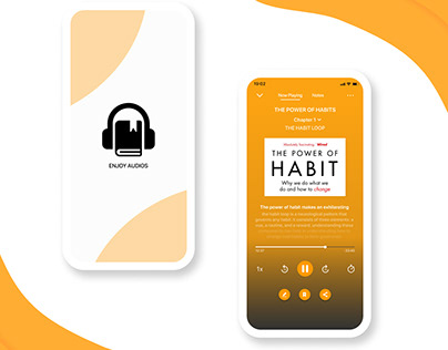 Audiobook Mobile Application - Audio Player Screen