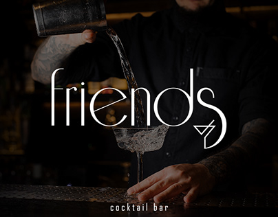 Friends Cocktail Bar | Visual identity