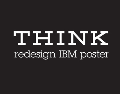 Redesign IBM Poster