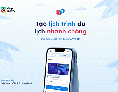 WAYPOINT - Traveling Mobile App UI/UX Design