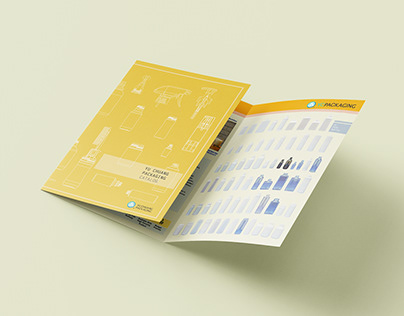 Trifold Brochure Design | Bottle Packaging