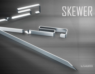 Skewer design with handle multi-tool