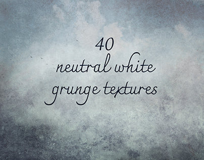 40 Neutral White Grunge Textures