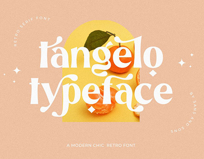 Tangelo - Free Display Font