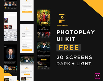 Photo Play UI Kit For FREE