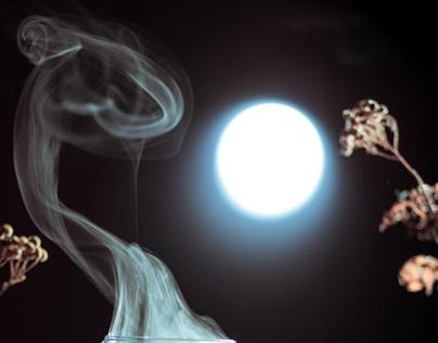 My magic spells' practice under the full Moon