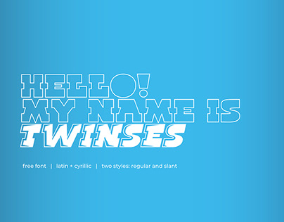 TWINSES | free font