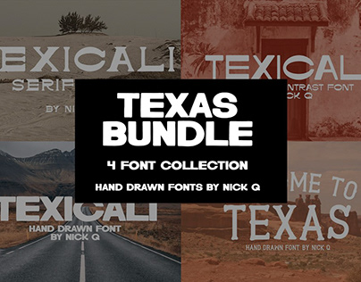 Texas Font Bundle