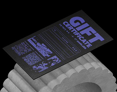 DESIGN OF GIFT CERTIFICATE/подарочный сертификат