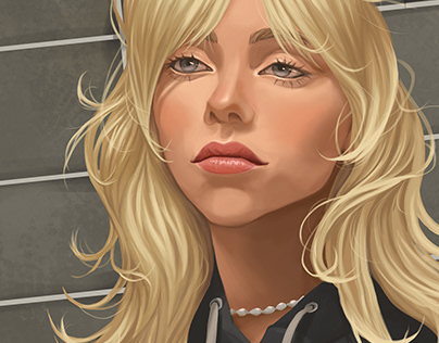 Blonde Billie Eilish rules 👑 Portrait