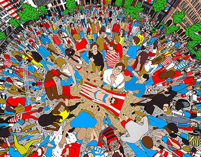 Fan Art 360° Where's Waldo?
