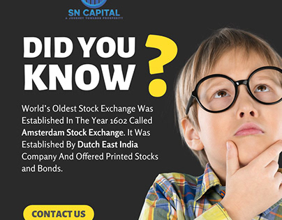 Did You Know? World Oldest Stock Exchange.