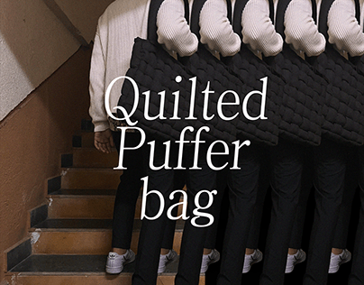 Quilted puffer bag