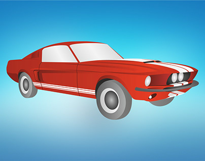 Mustang Illustration