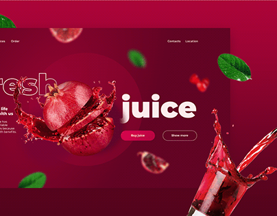 First screen for juice shop