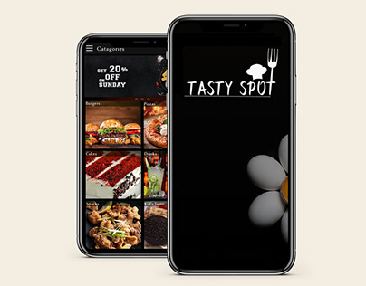 Mobile App & Logo Design - Tastyspot Restaurant