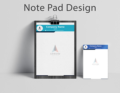 Business Pad design, Notepad Design