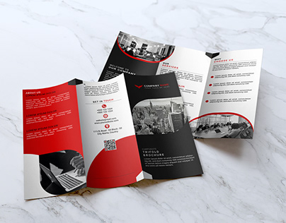 Business Tri-fold Brochure Design Template