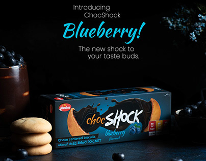 Product Shoot for Munchee Choc Shock-Blueberry