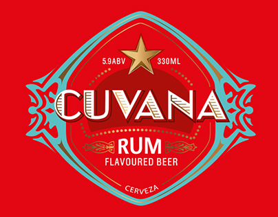 Cuvana Rum Beer Packaging & Press Ads