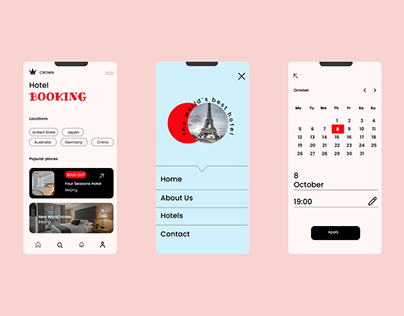 A redesigned app from dribbble