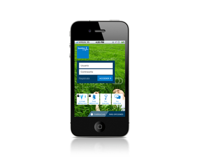 iPhone & iPad App Design for Sanitas