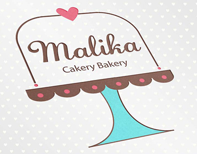 Malika Cakery Bakery Logo