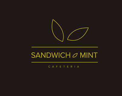 Sandwich Mint (logo cafe ficticio)