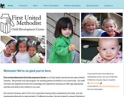 First United Methodist CDC WordPress Website