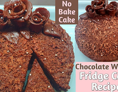 Fridge Cake Recipe Thumbnail for Youtube Channel