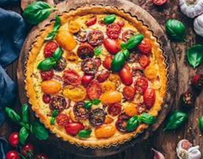 Project thumbnail - The Best Tomato, Feta and Basil Quiche in Sydney